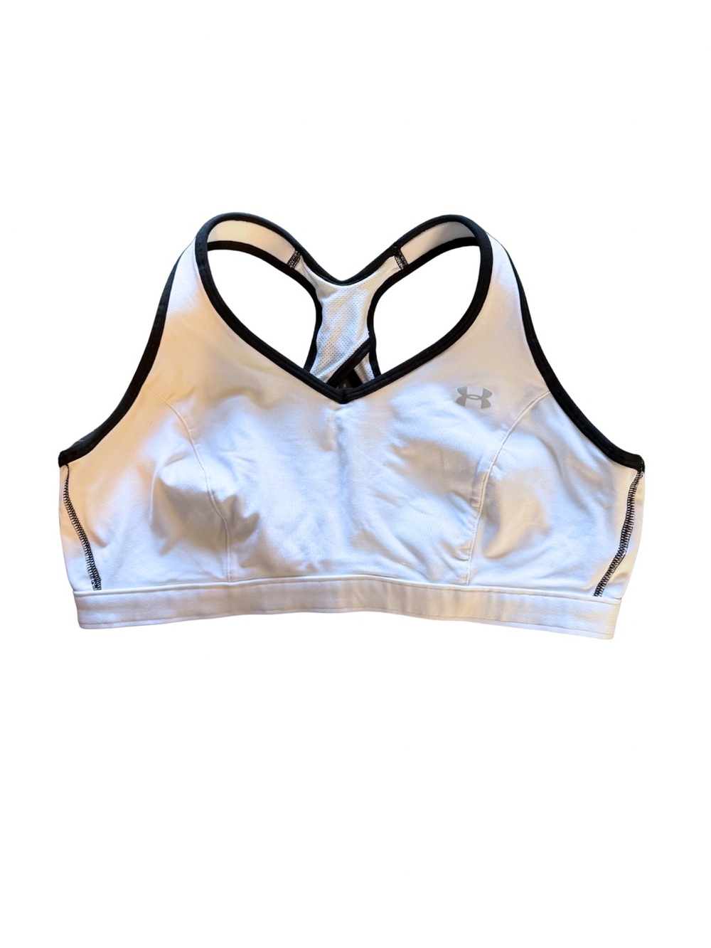 3/$20 Under Armour Women's White Racerback Sports Bra Size Large